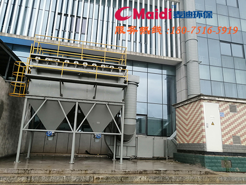 益陽(yáng)噴砂房、表面處理車(chē)間除塵凈化系統(tǒng)投運(yùn)